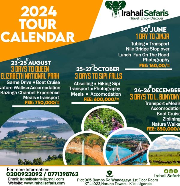 IRAHALI 2024 TOUR CALENDAR